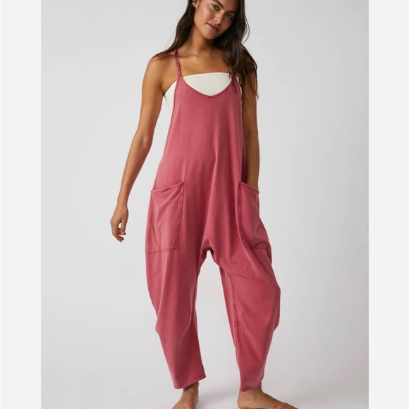 Free People Pink Hot Shot Onesie - Picture 3 of 5